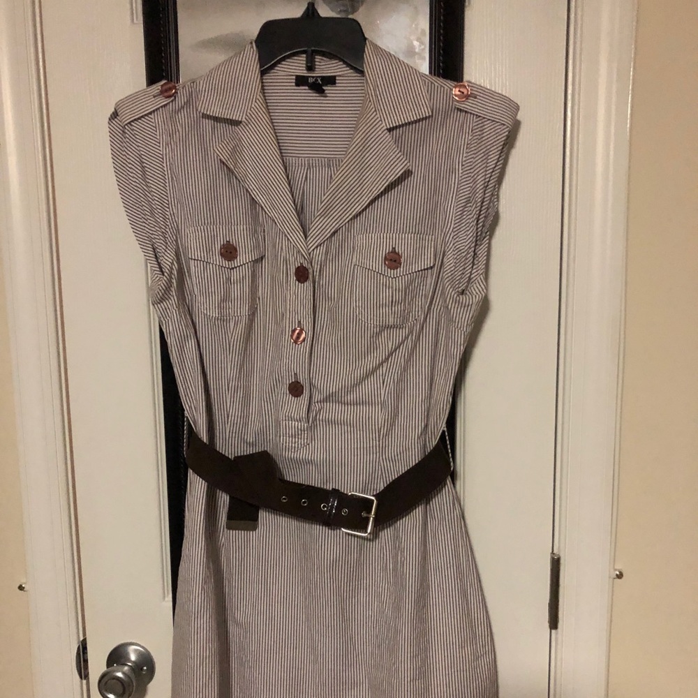 Summer Cotton Dress with web belt